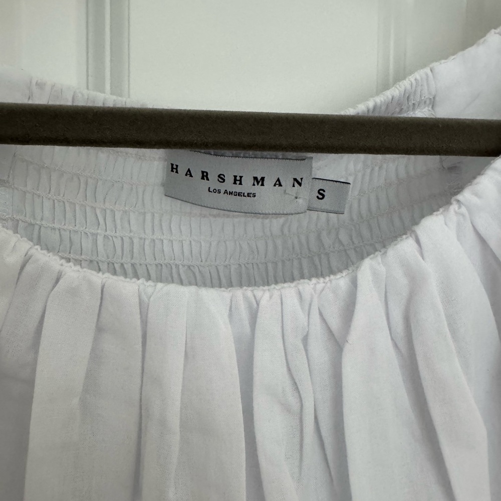 Harshman Keiko Blouse White Small - Picture 3 of 3